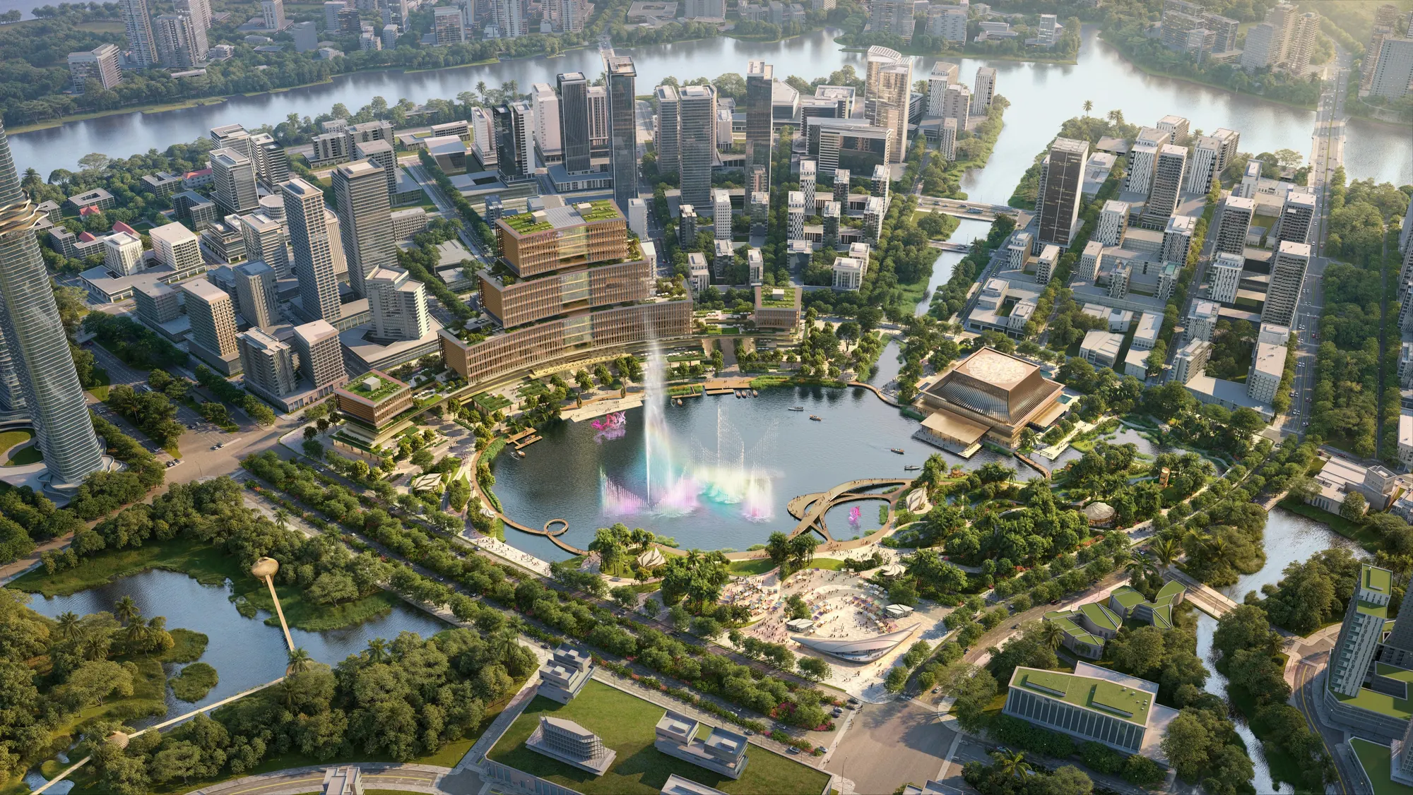City Administrative Centre – landscape park, Thu Thiem