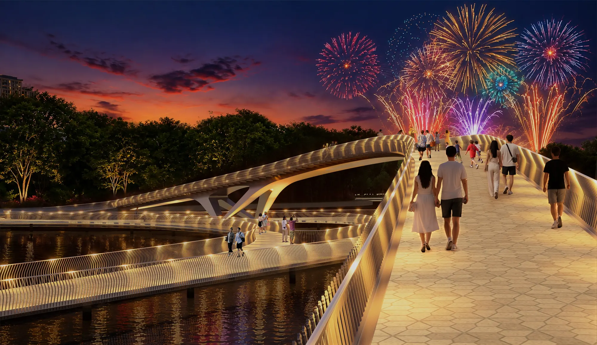 City Administrative Centre – landscape park, Thu Thiem