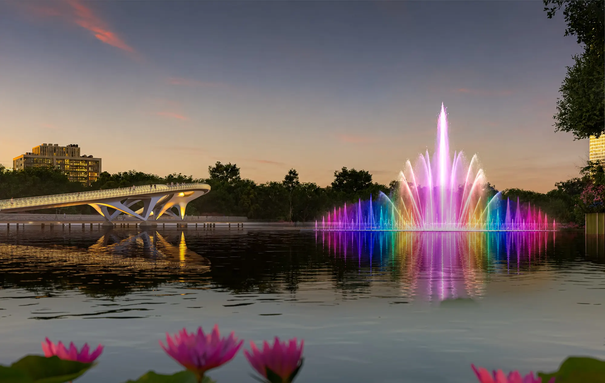 City Administrative Centre – landscape park, Thu Thiem