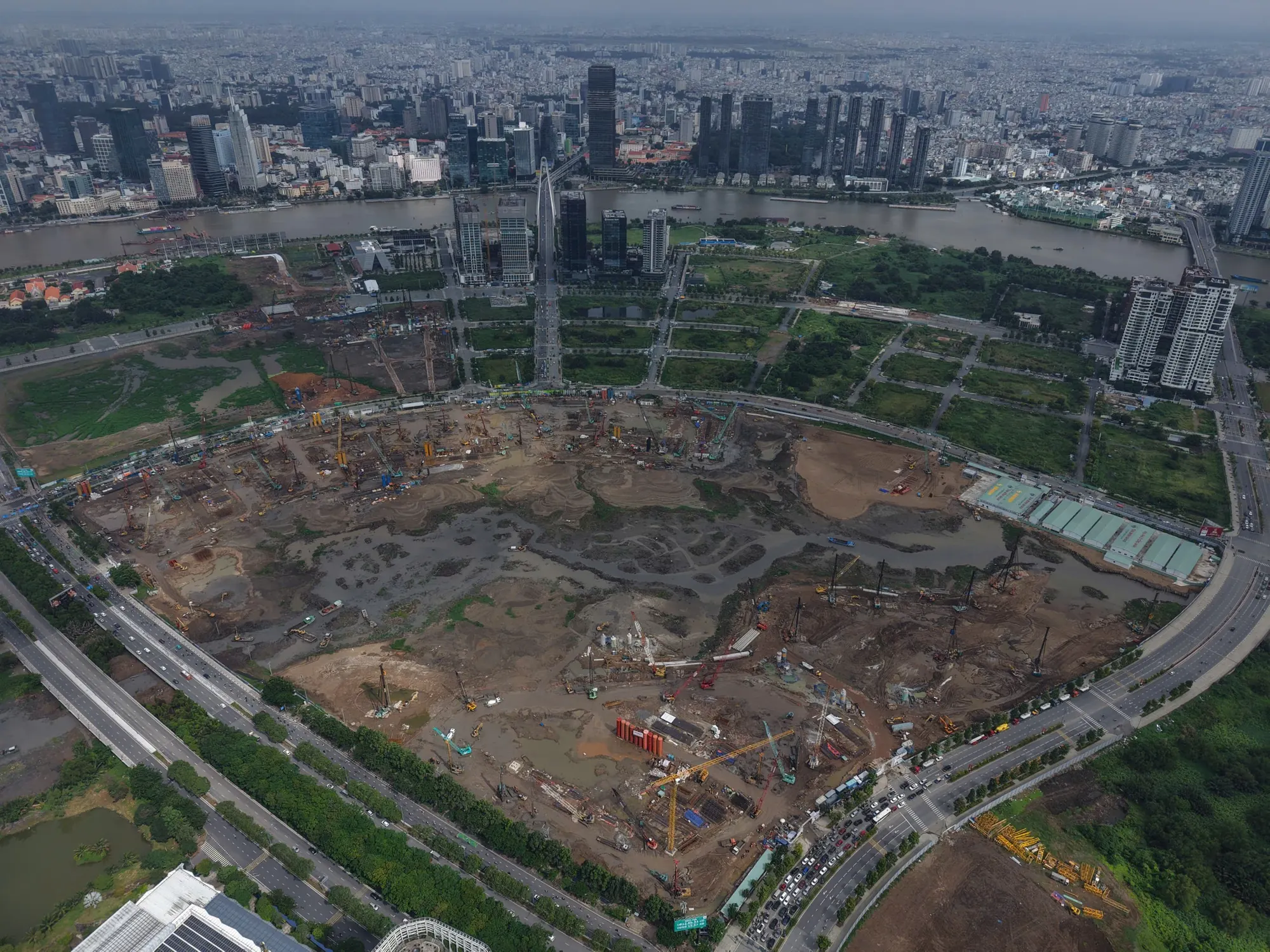 City Administrative Centre – landscape park, Thu Thiem